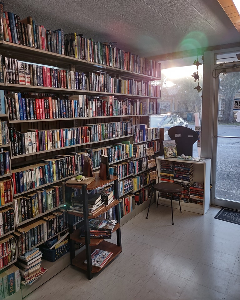 Bookselves Near the Front Door
