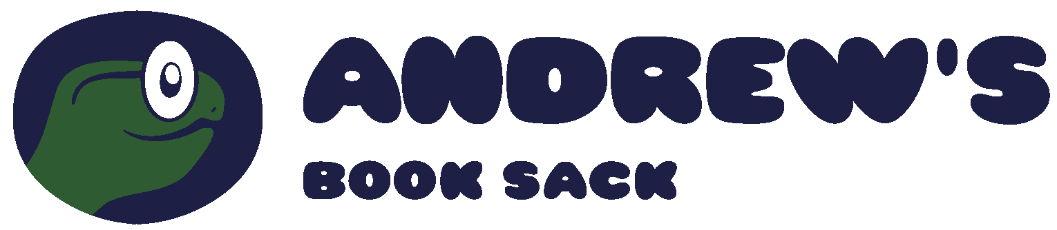 Andrew's Book Sack Circle Turtle Logo